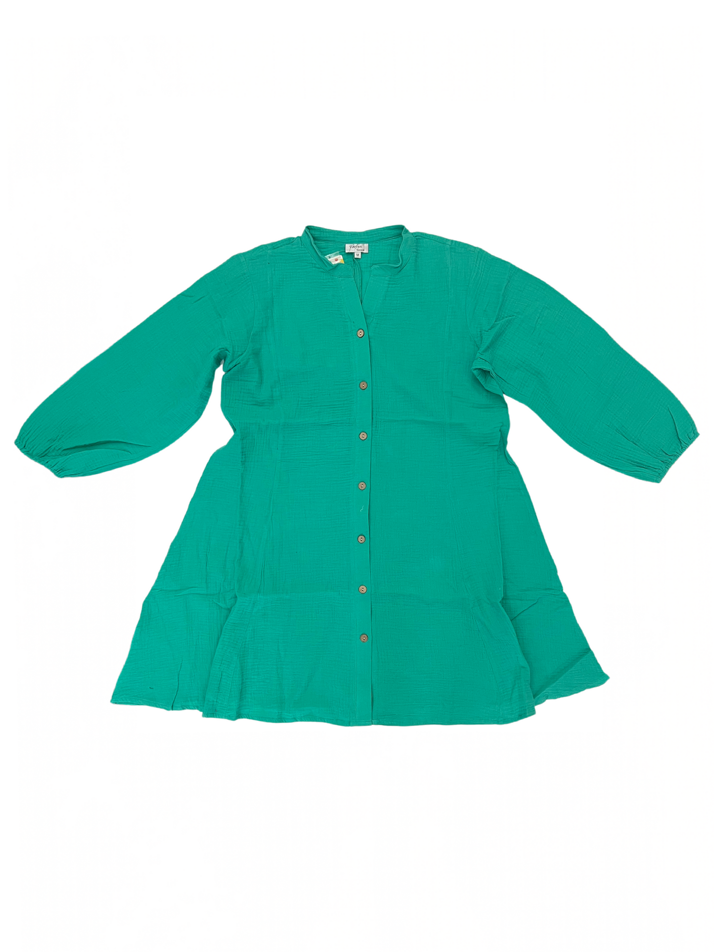 Swing A Line Dress Green