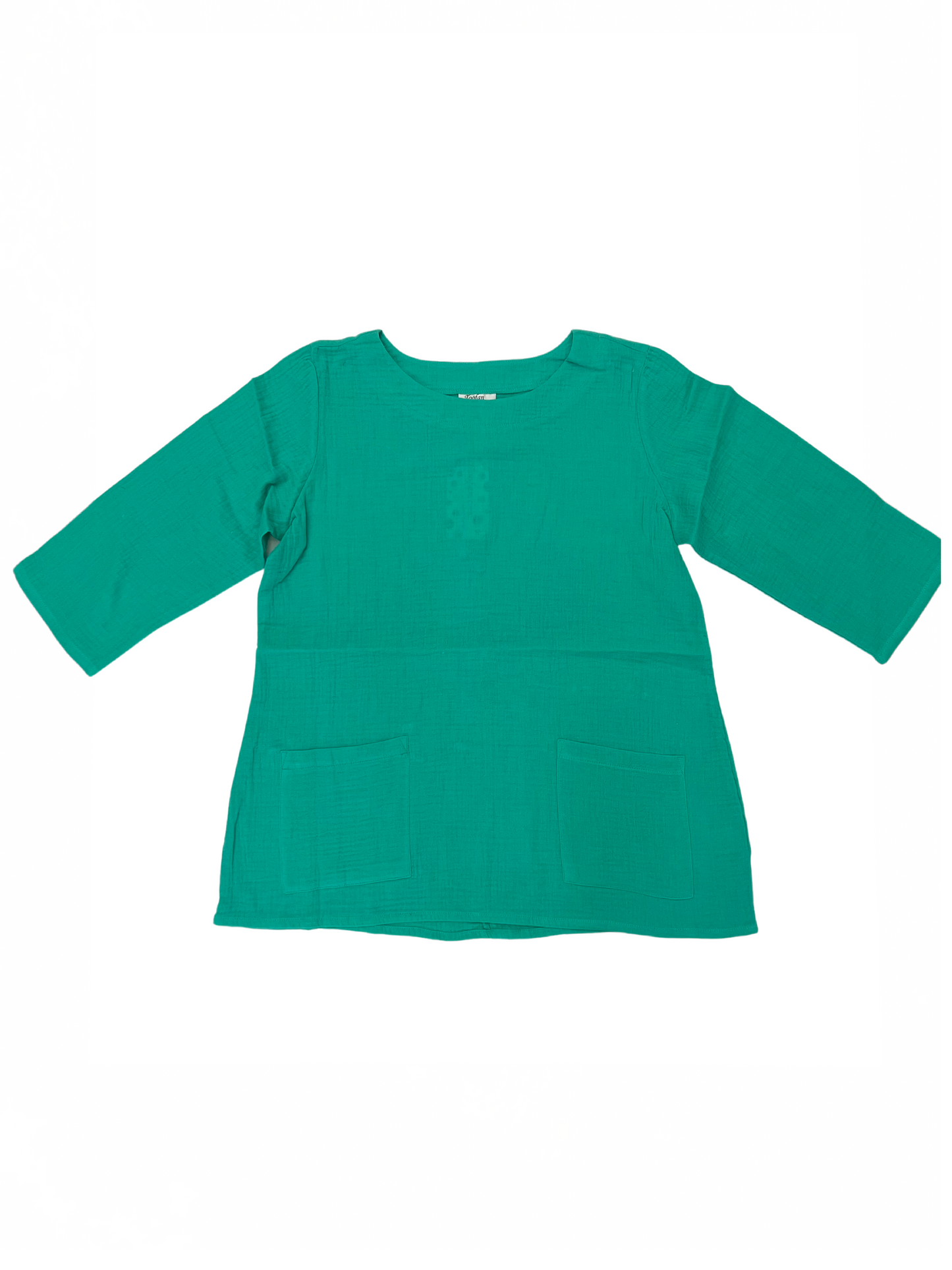 Round Neck Tunic Green