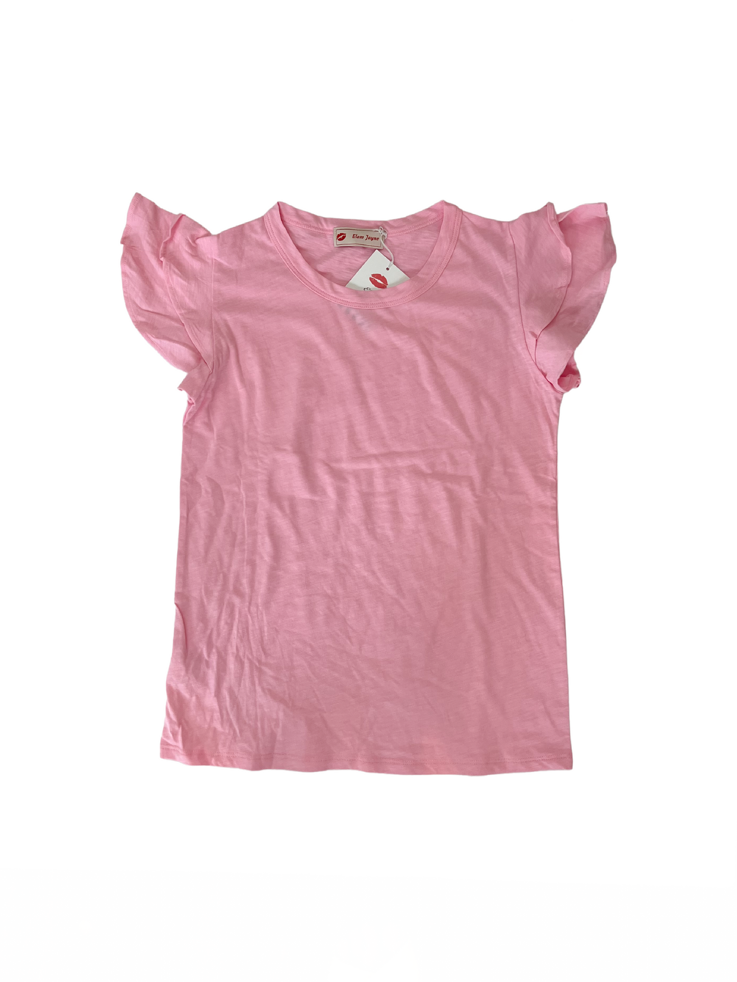 Ruffle Sleeve Crew Confetti