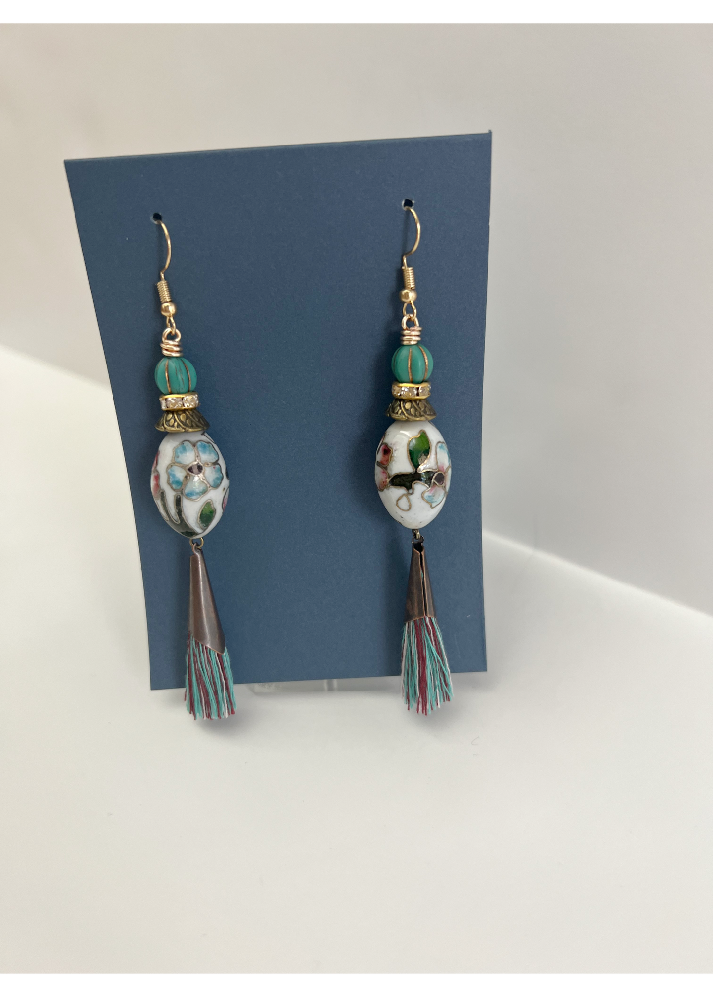 Teacup Tassel Earring