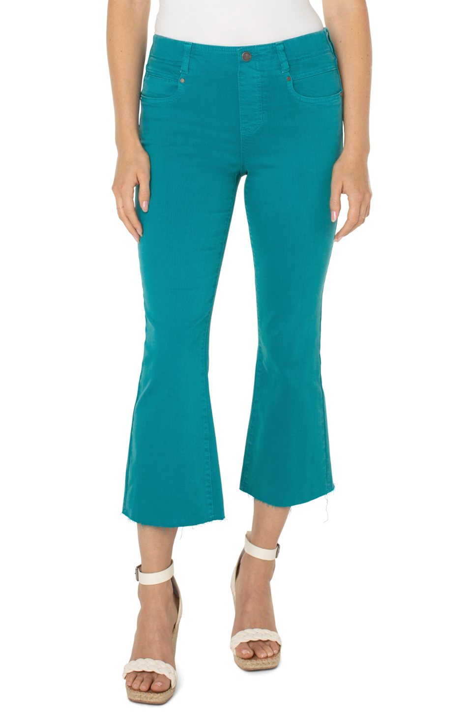 Gia Crop Flare 25.5 Lake Blue