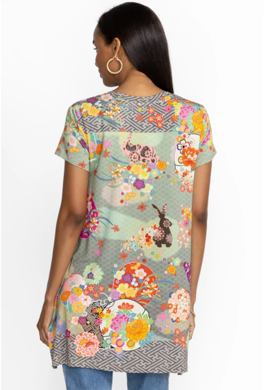 Lapin Drape Tunic Mutli