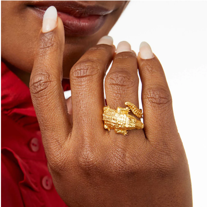 Alligator Ring Gold