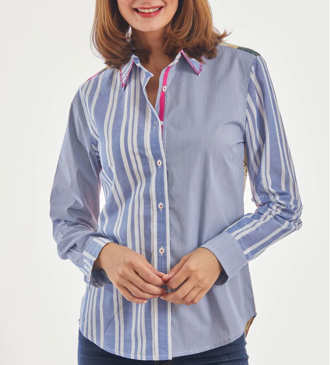 Chesapeake Blue/White Stripe