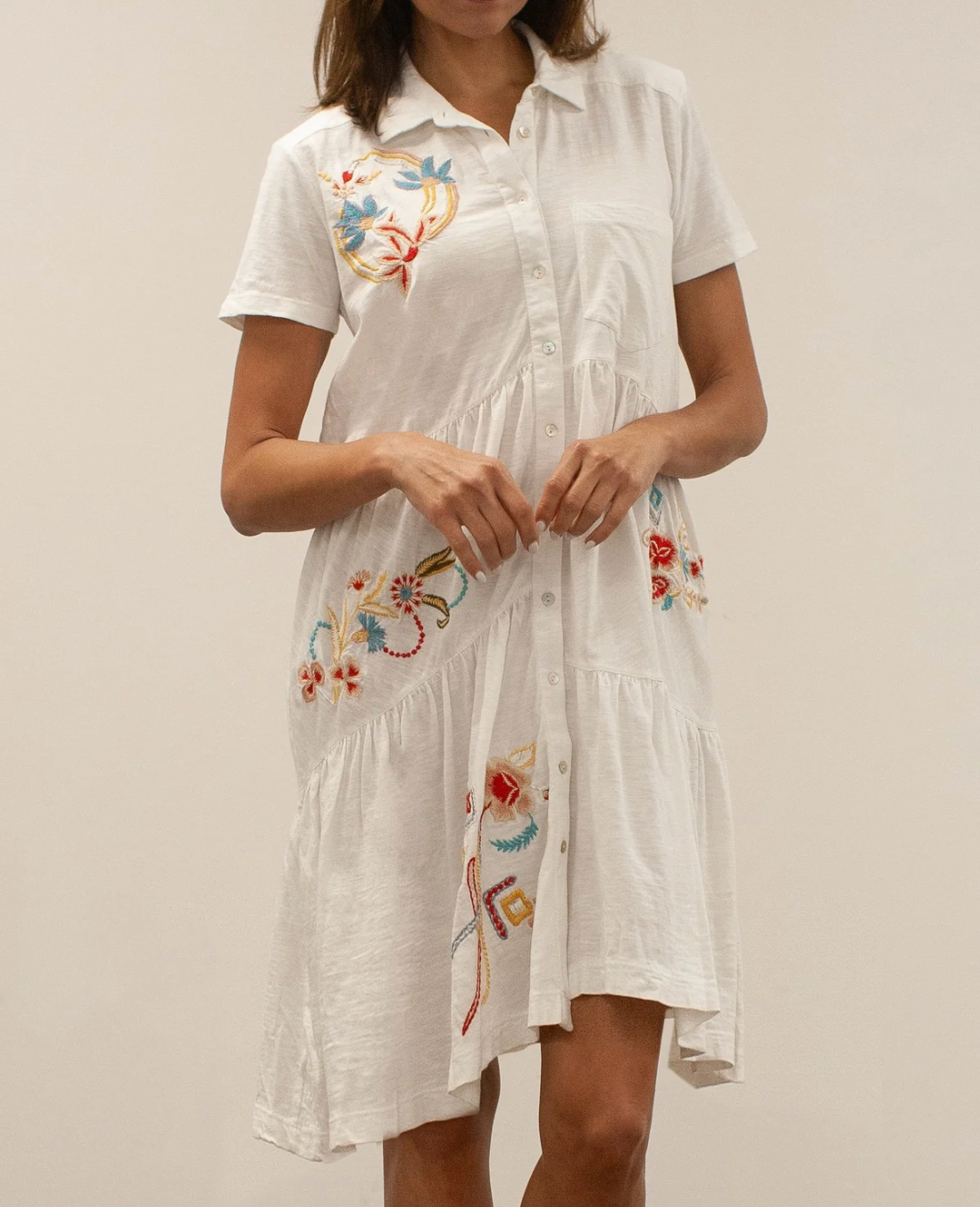 Eliana Dress White