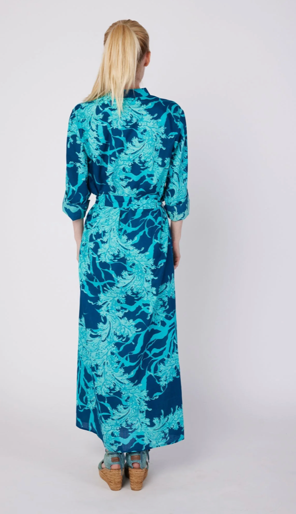Elina Woven Cotton Dress Print