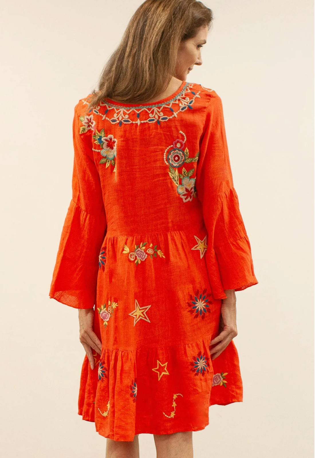 Carter Dress Spicy Orange