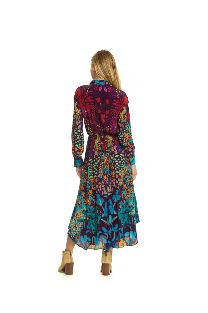 Beverly Dress Hollyhock