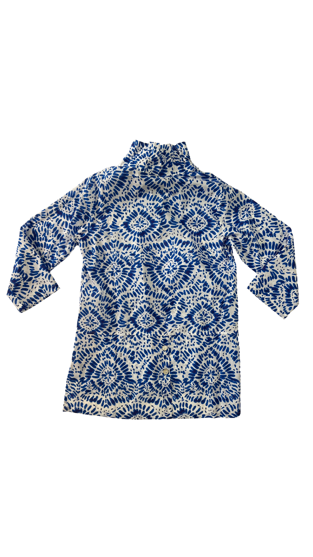 Wire Collar Button Down Shirt Print