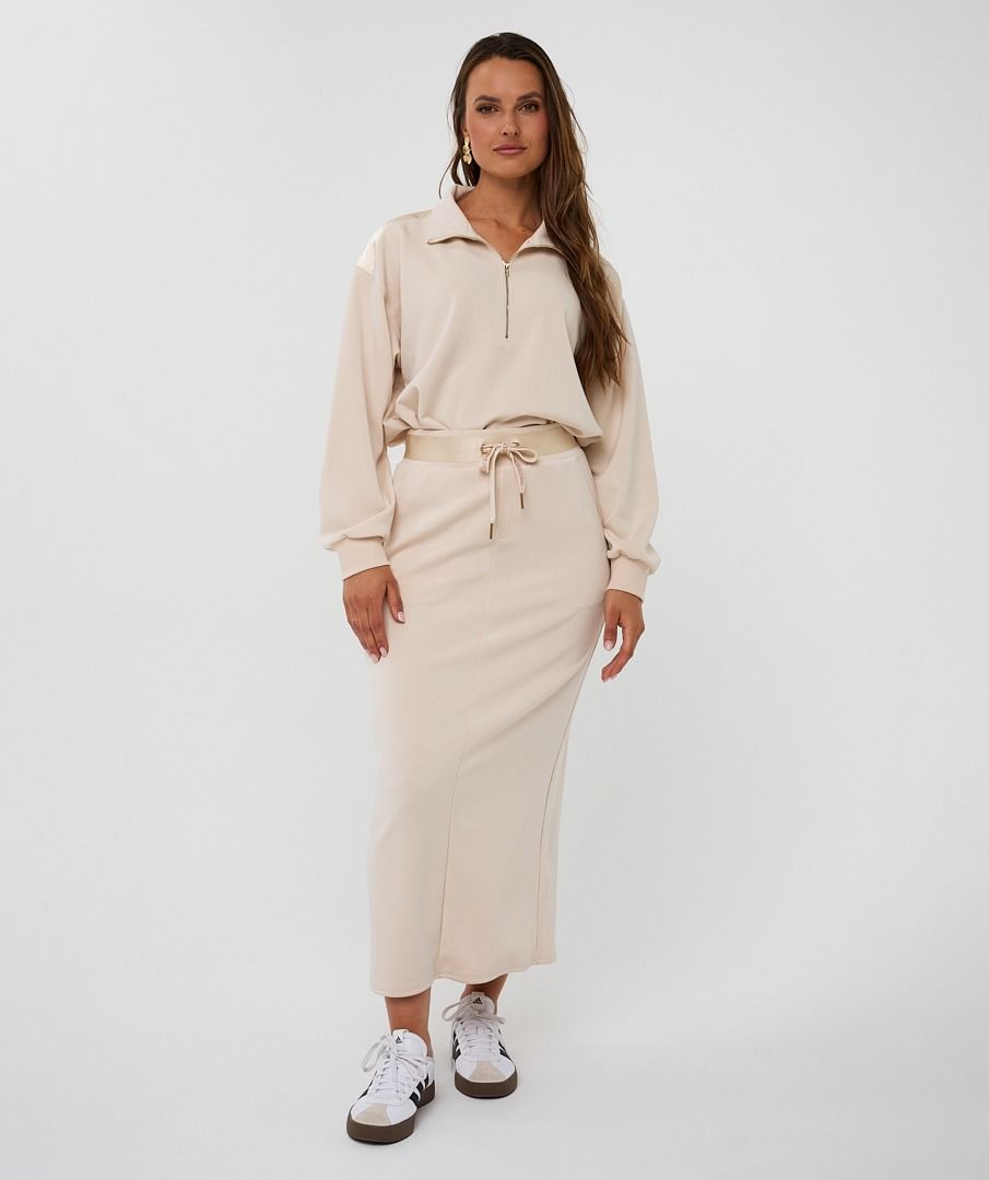 Midi Modal Skirt Natural