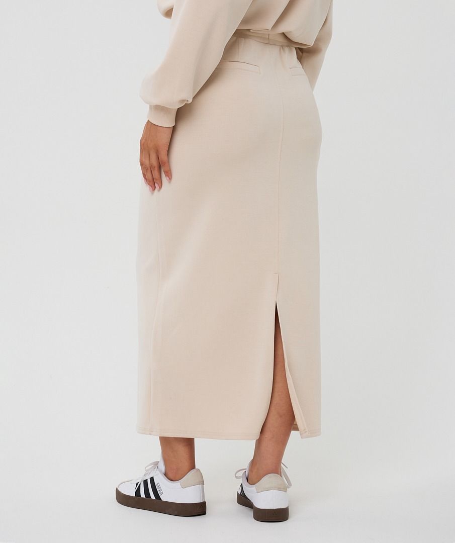 Midi Modal Skirt Natural