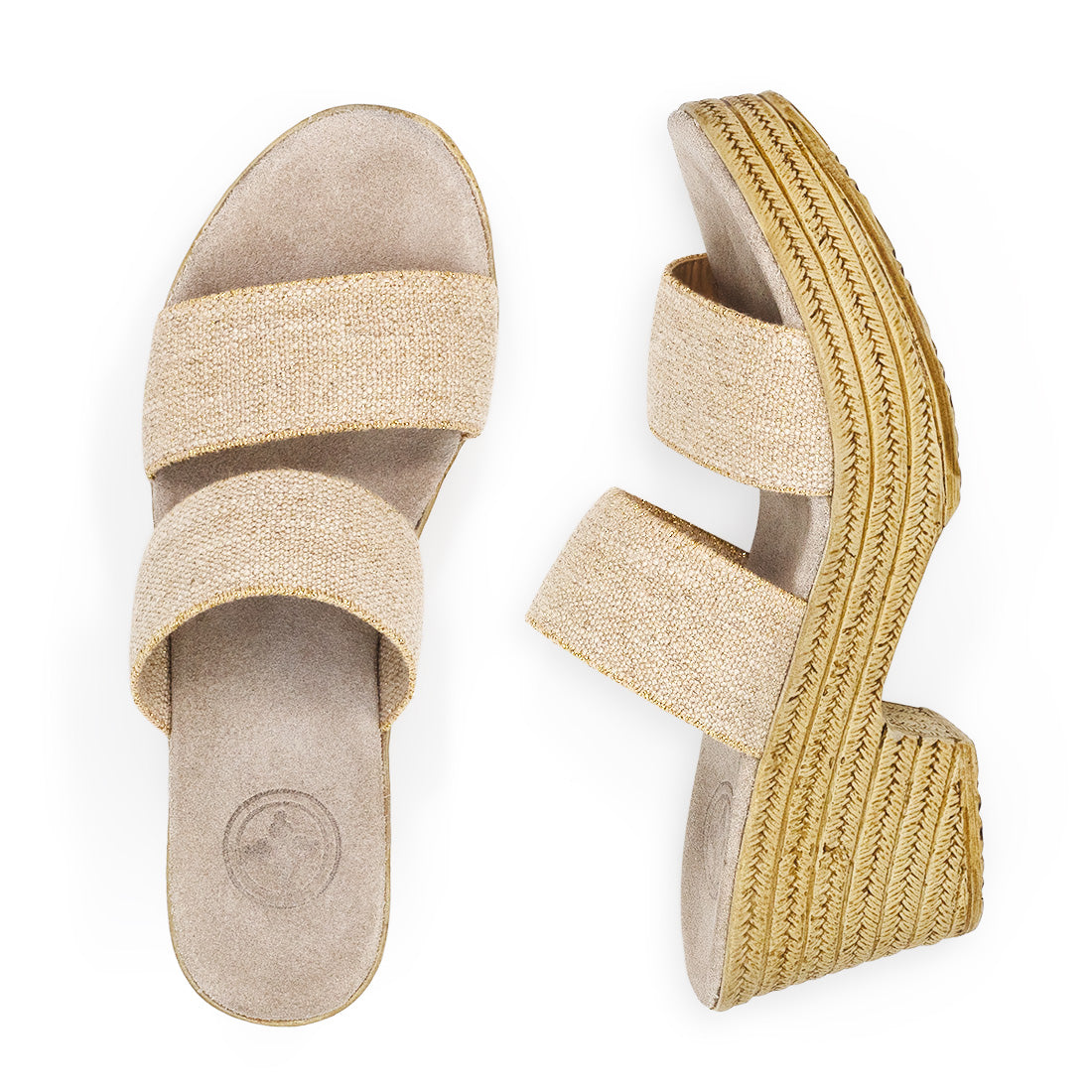 Thea Sandal Golden Shimmer