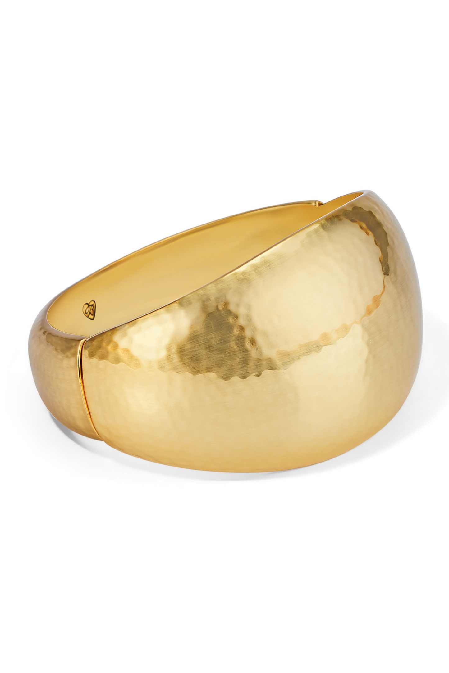 Collonade Gold Brushed Hinged Bangle