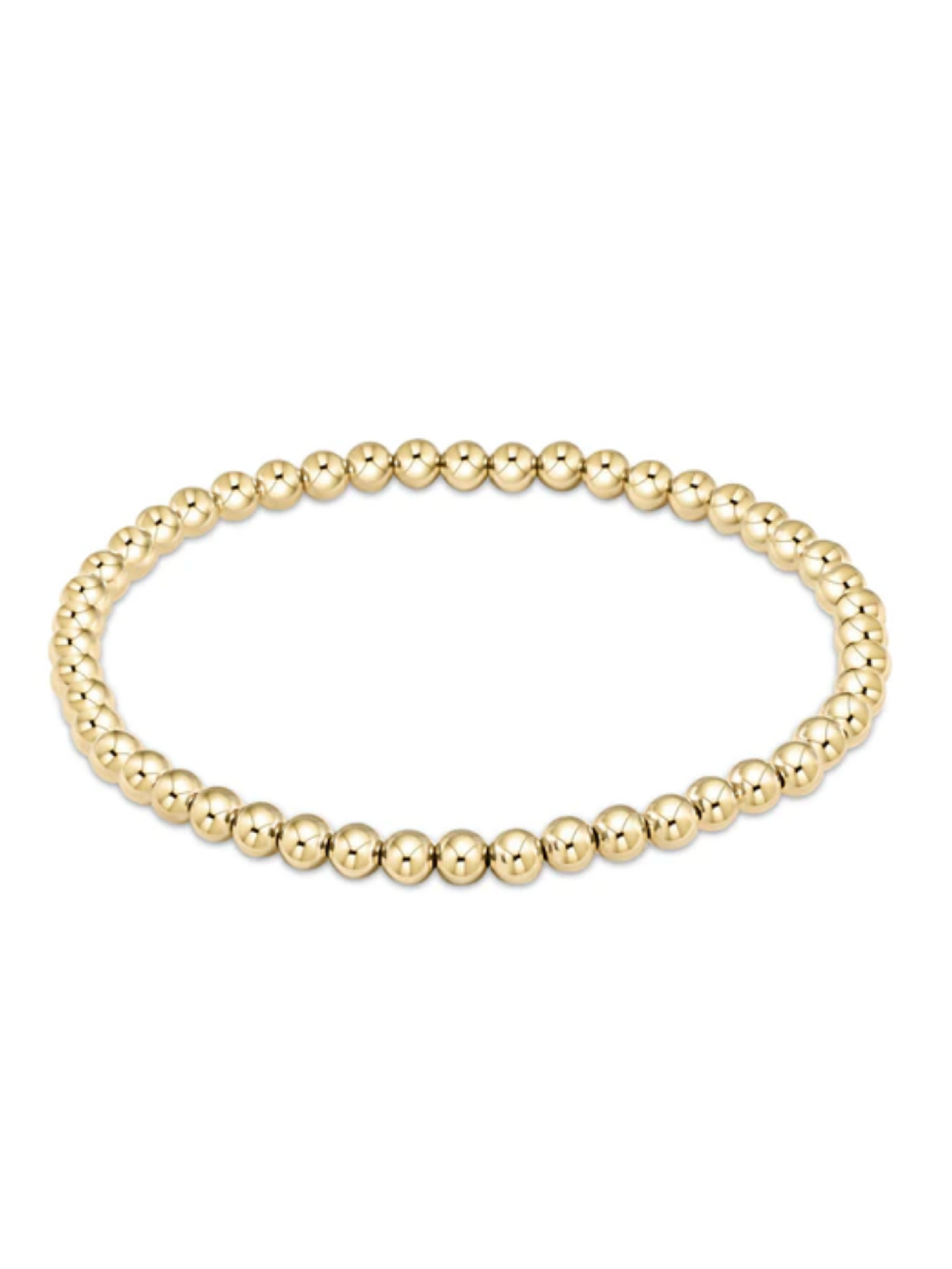 Classic Gold 4mm Bead Bracelet