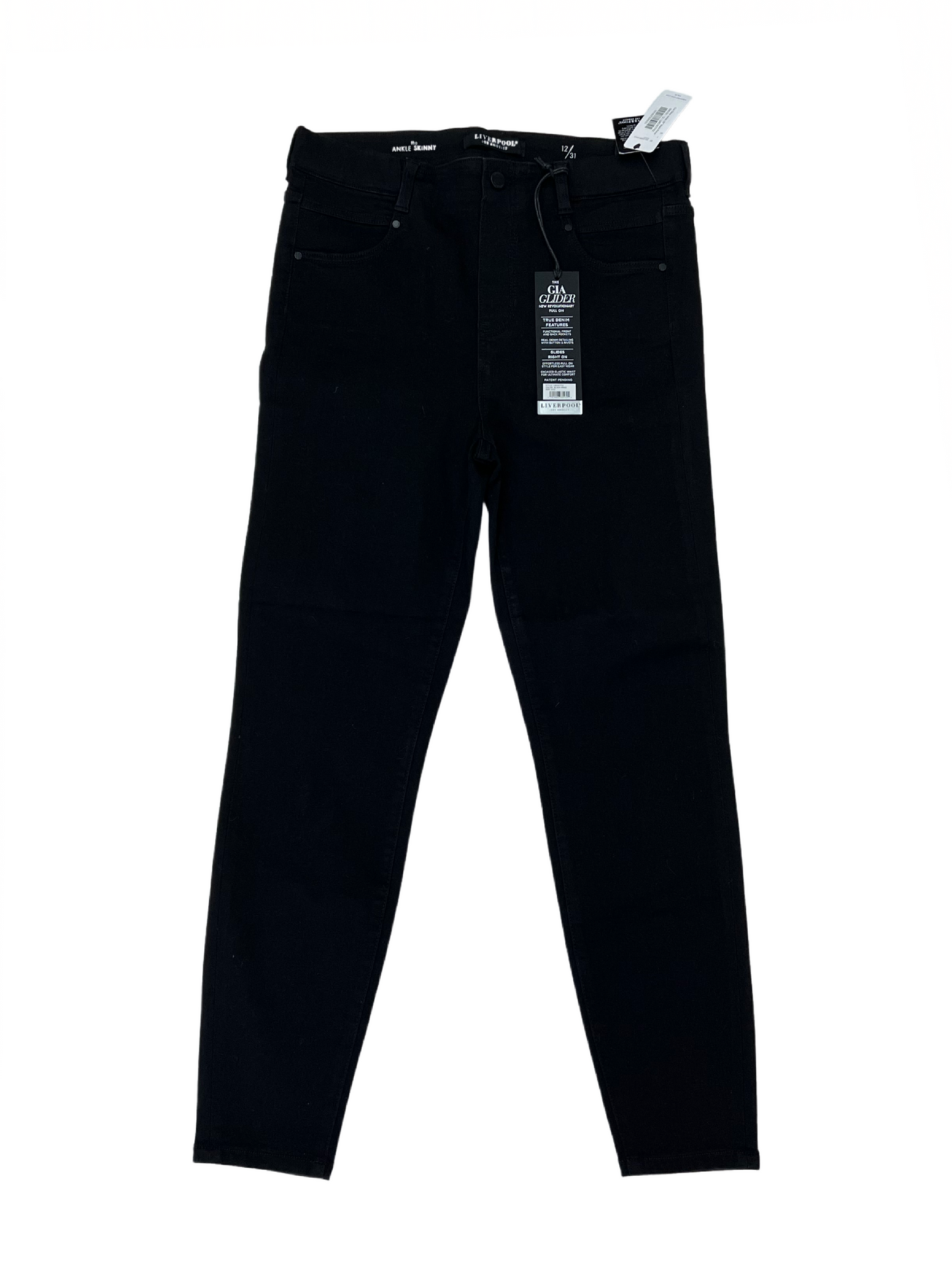 Gia Glider Ankle 28" Black Rinse