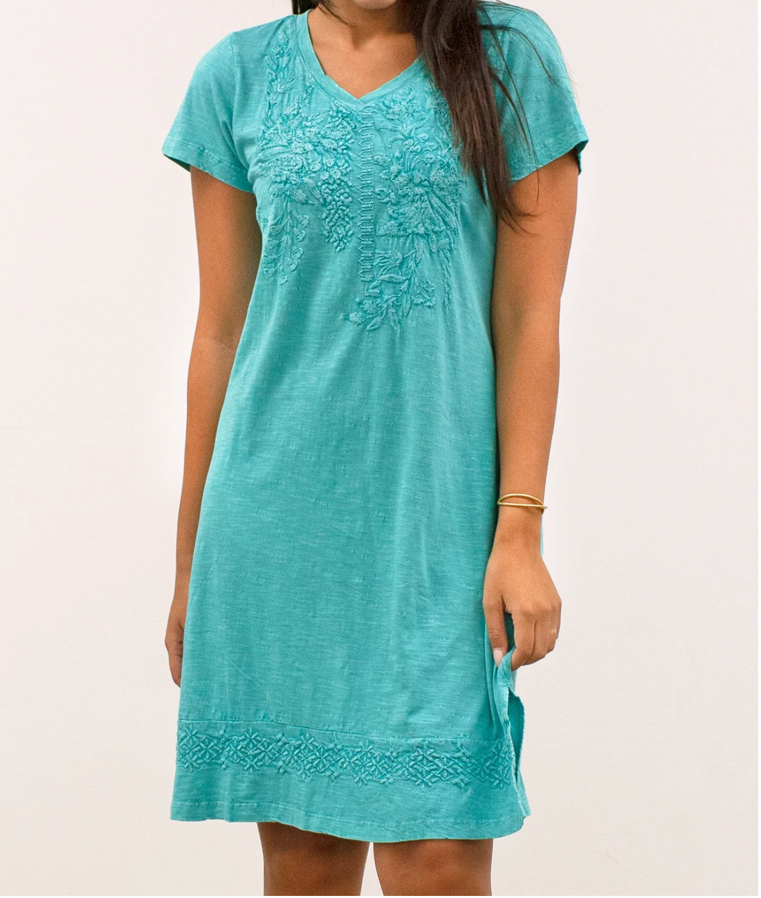 Paris Dress Turquoise