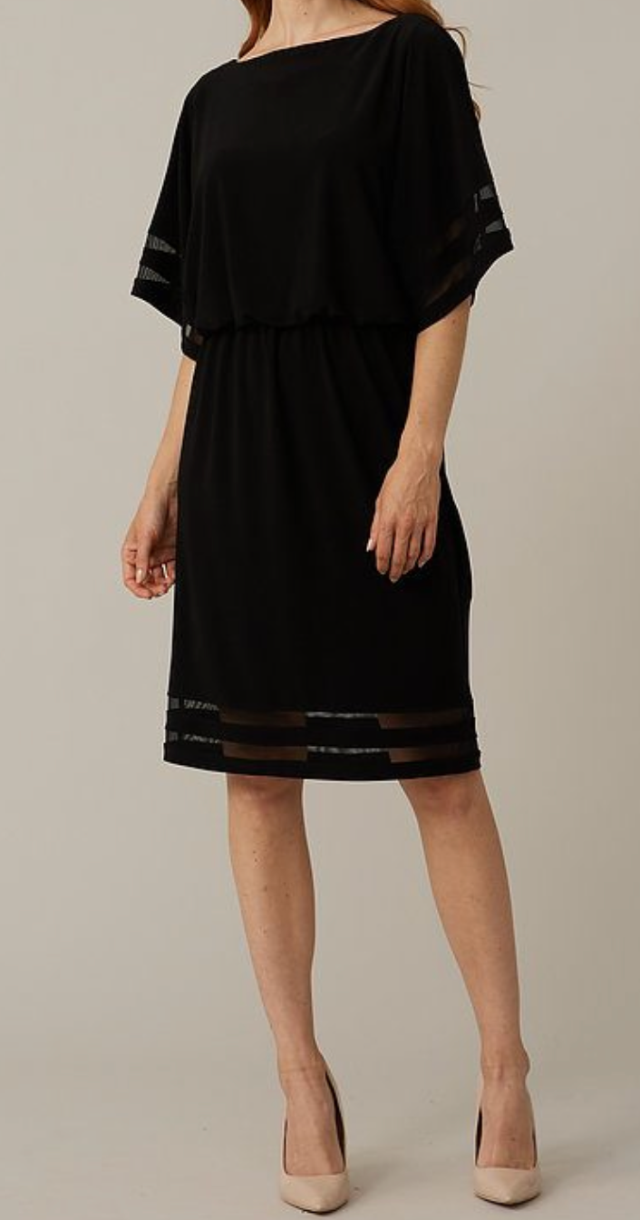 LDS Tunic Dress Black