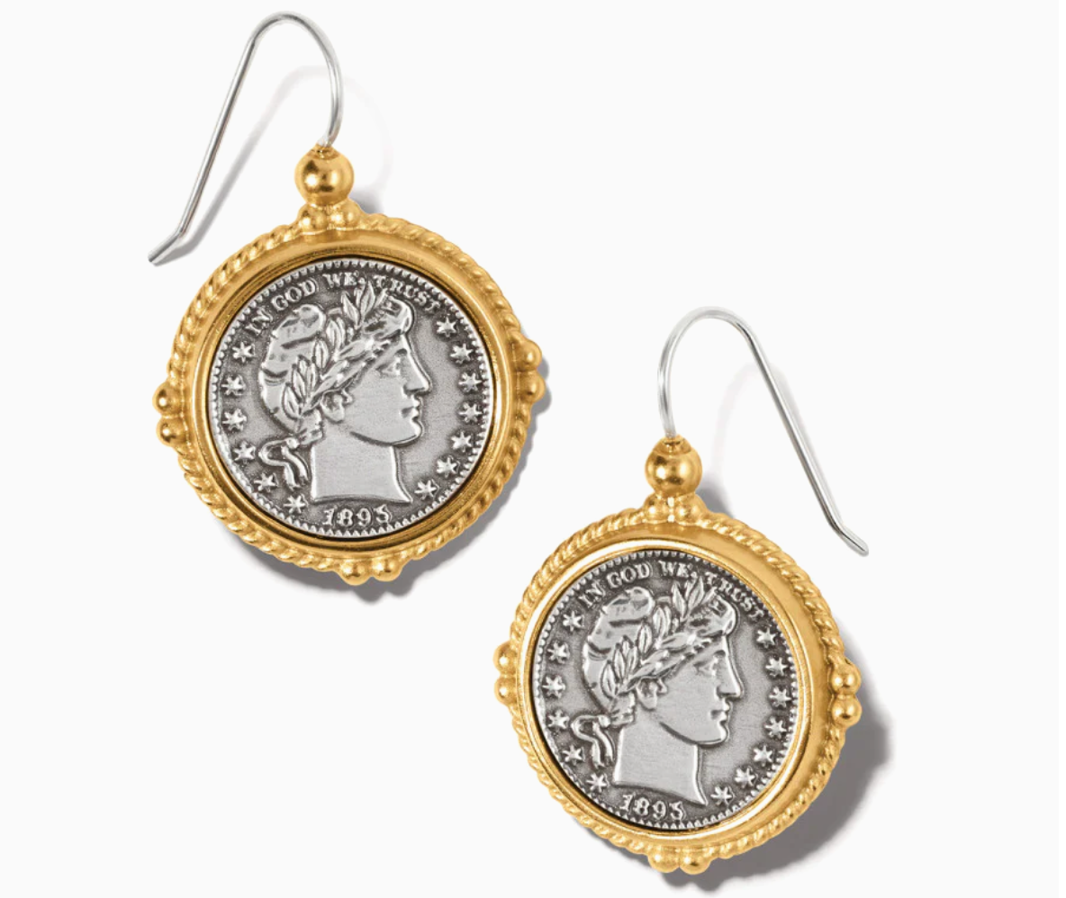 Lady Liberty French Wire Earrings
