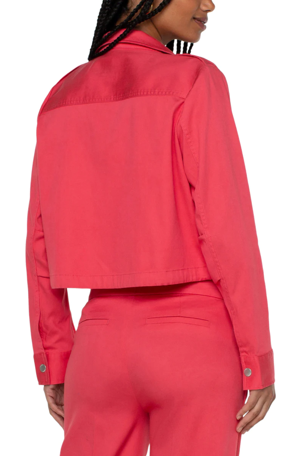 Utility Crop Jacket Watermelon