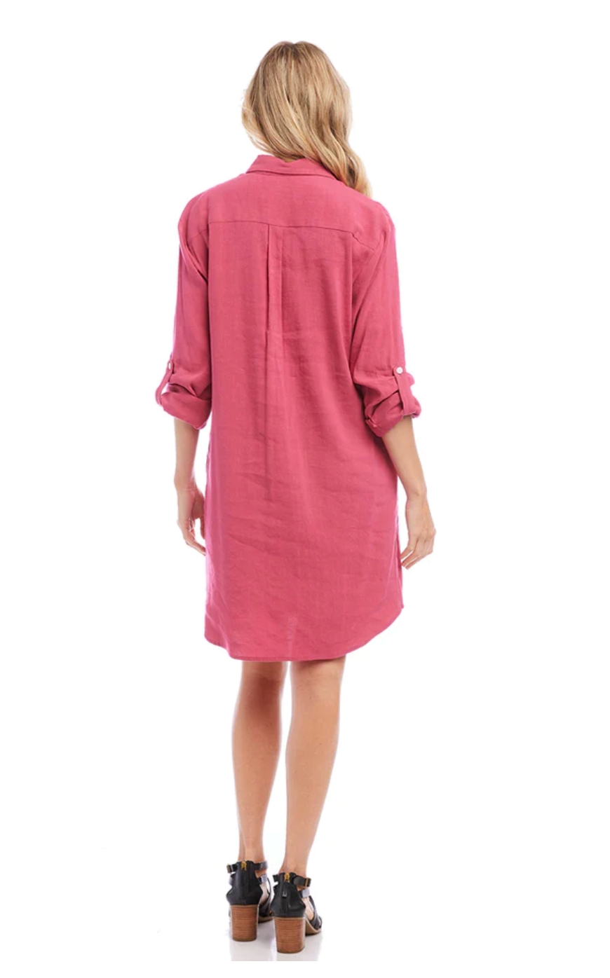 Shirtdress Raspberry