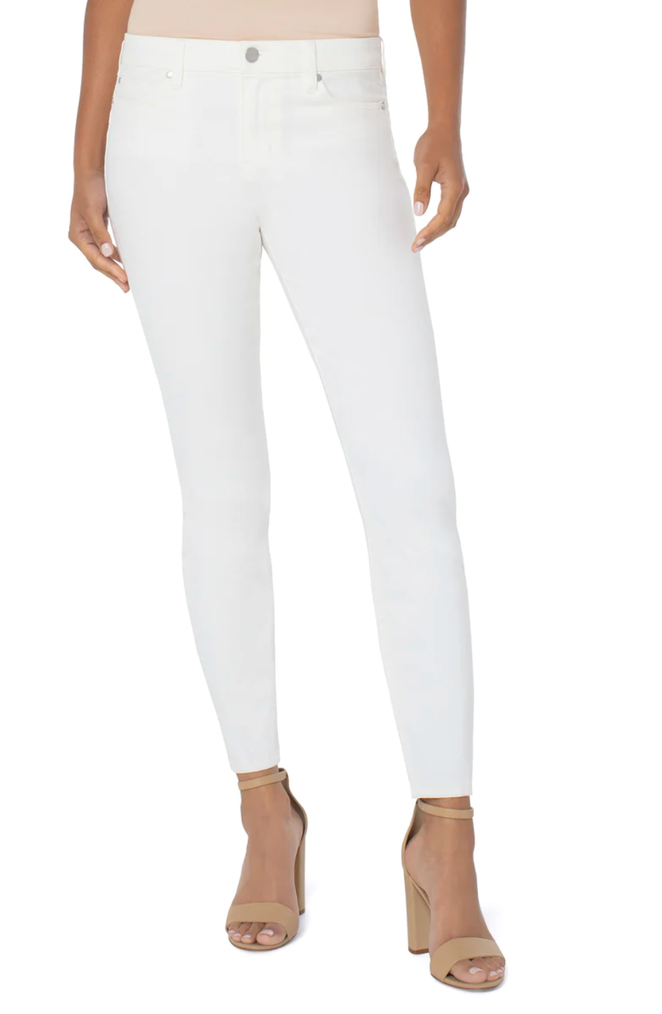 Piper Ankle Skinny 28" Jean Porcelain