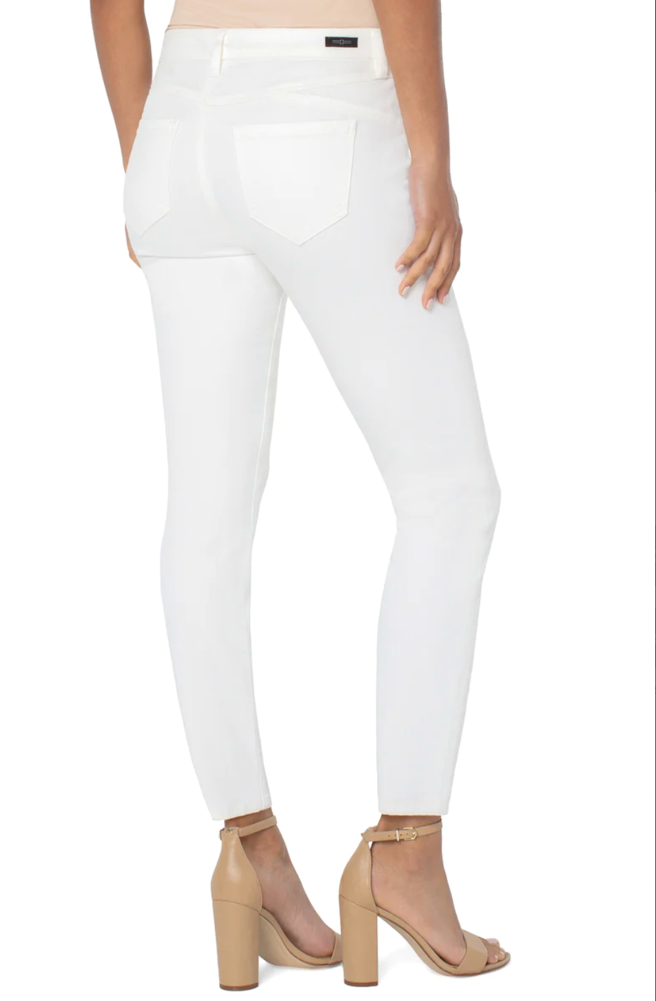 Piper Ankle Skinny 28" Jean Porcelain