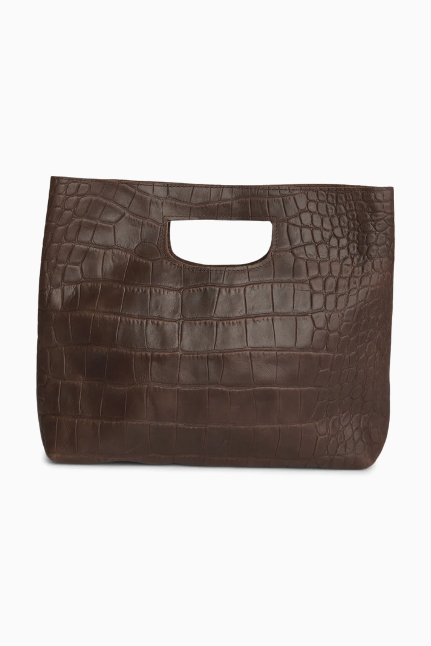 Hana Handbag Choco Croc