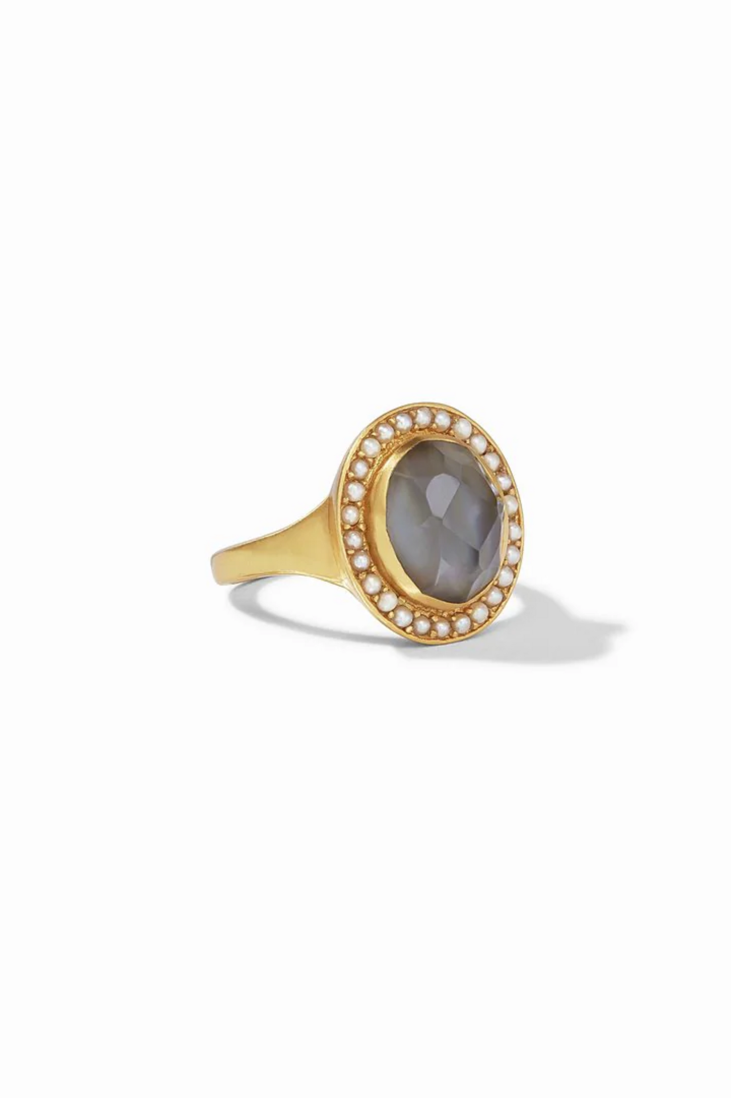 Juliet Ring Gold Iridescent Charcoal Blue-7