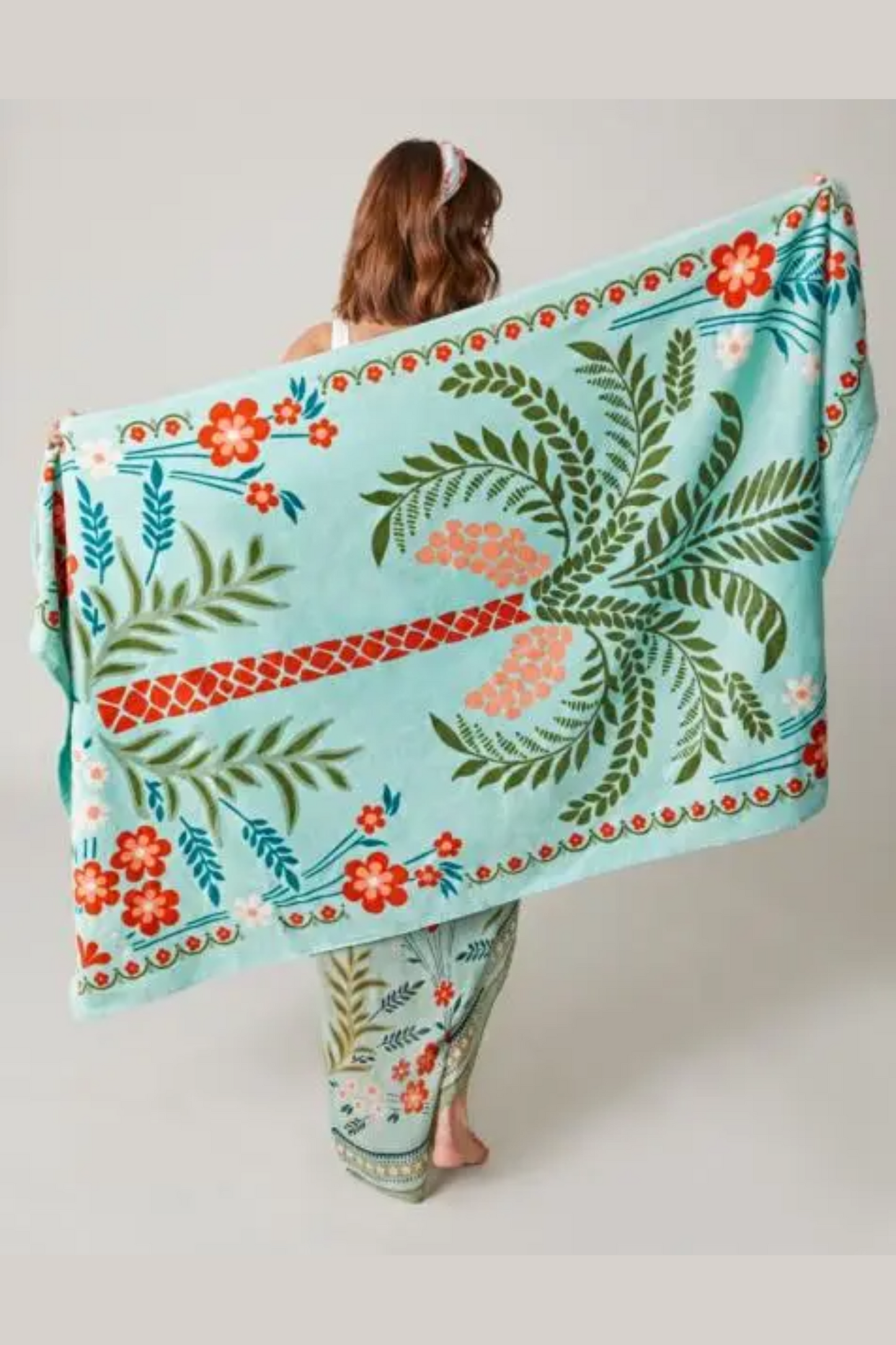 Alljoy Landing Palm Tree Beach Towel