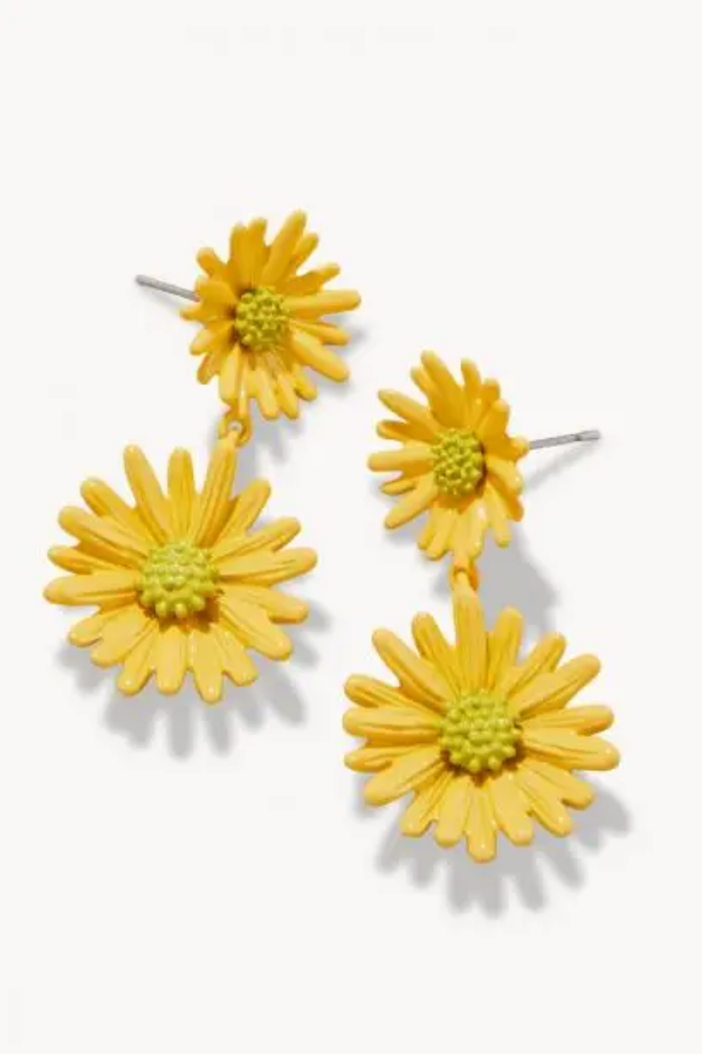 Debbie Daisy Earrings Yellow/Green