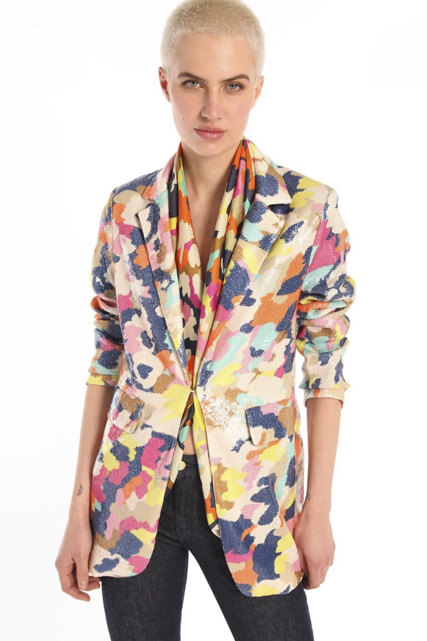 Vilagallo Jacket Florida Sequins