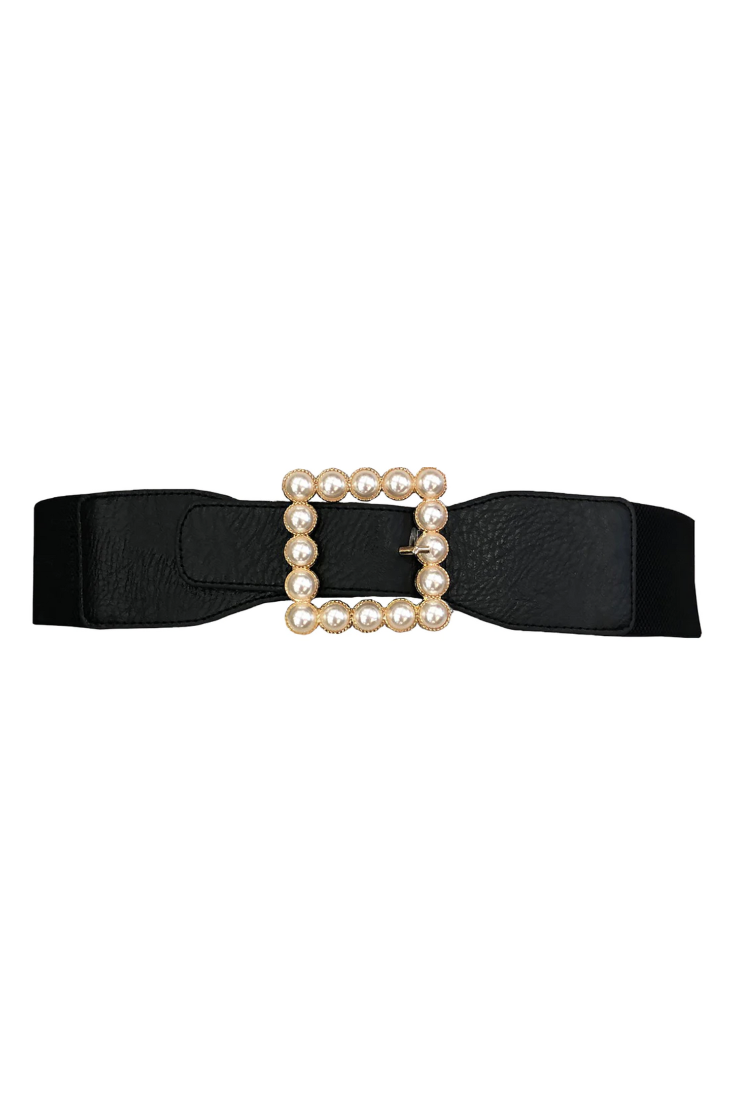 Black/Pearl Ladies Belt
