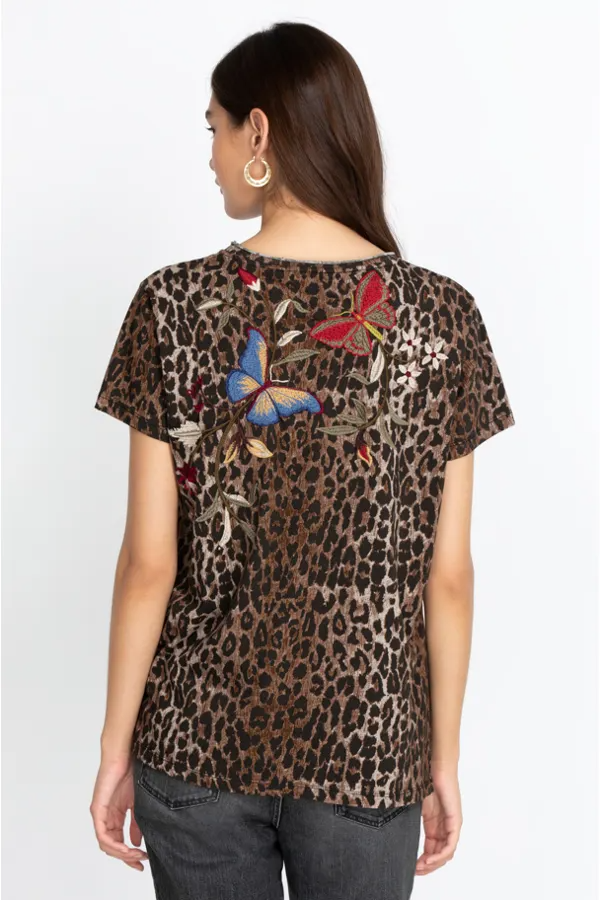 Penelope Relaxed Crew Neck Tee Multi