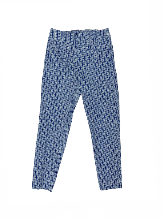 Pull-On Ankle Pant Blue Print