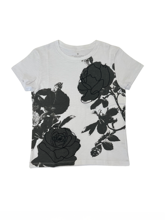 Graphic T-shirt White/Black