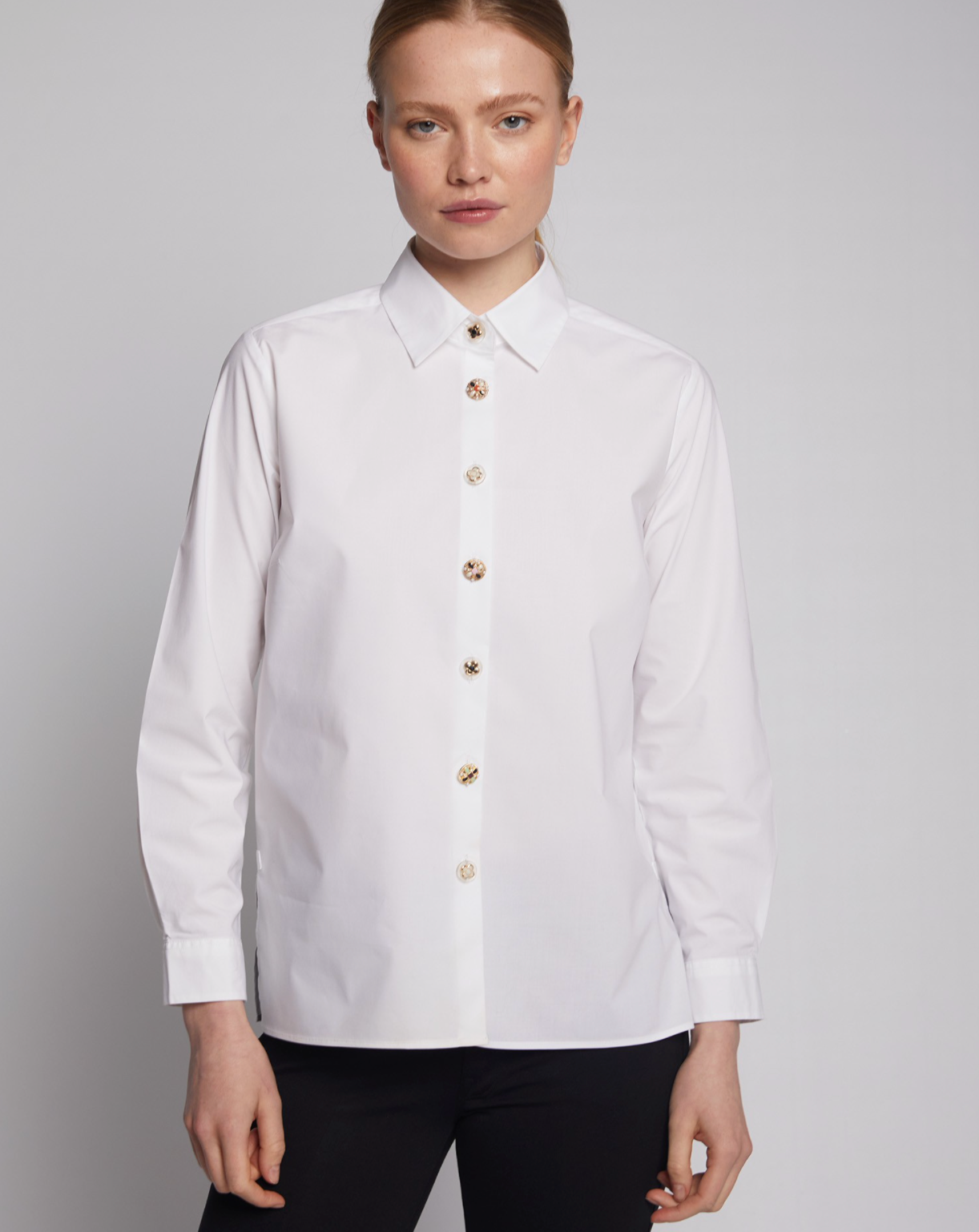 Irina Blouse White Poplin