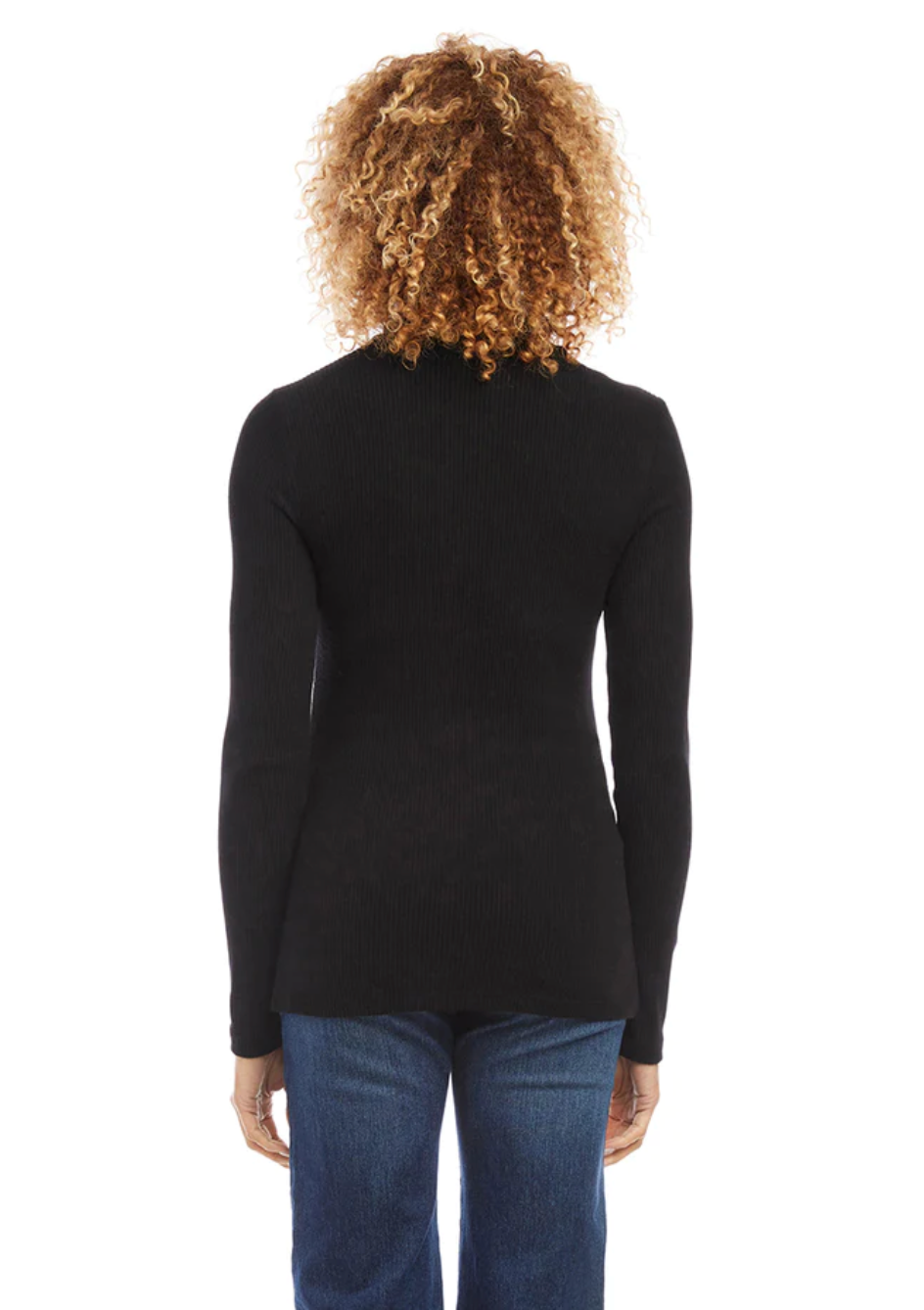 Turtleneck Top Black