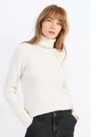 Ladies Knitted Sweater Off White