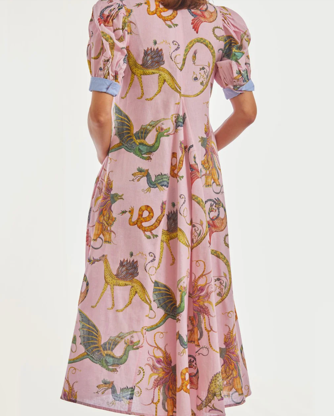 Montauk Harry Potter Print Dress Pink