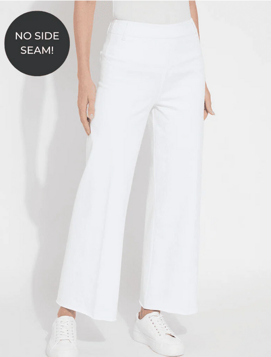 Erin Hi Waist Wide Leg Denim White