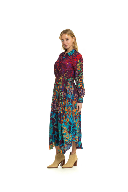 Beverly Dress Hollyhock
