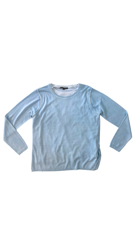 Double Layer Sweater Blue