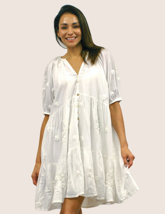 Elsa Dress White