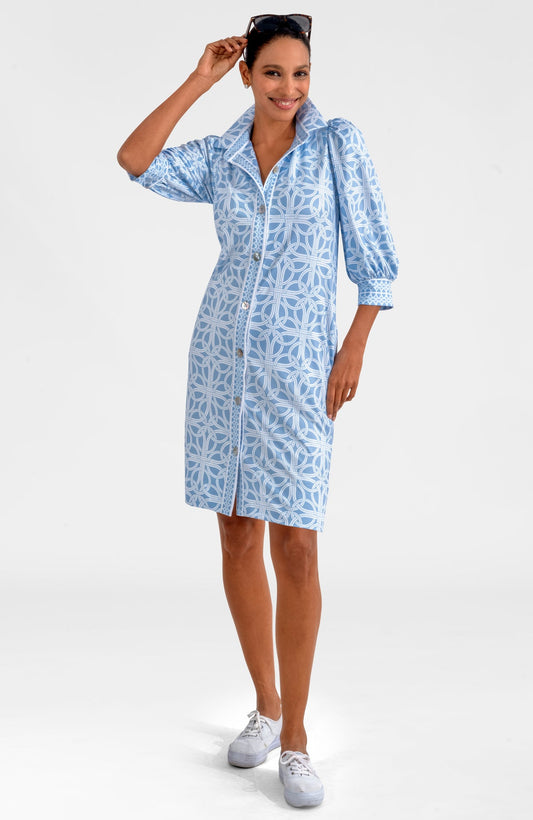 Swagger Dress Ringtoss Periwinkle