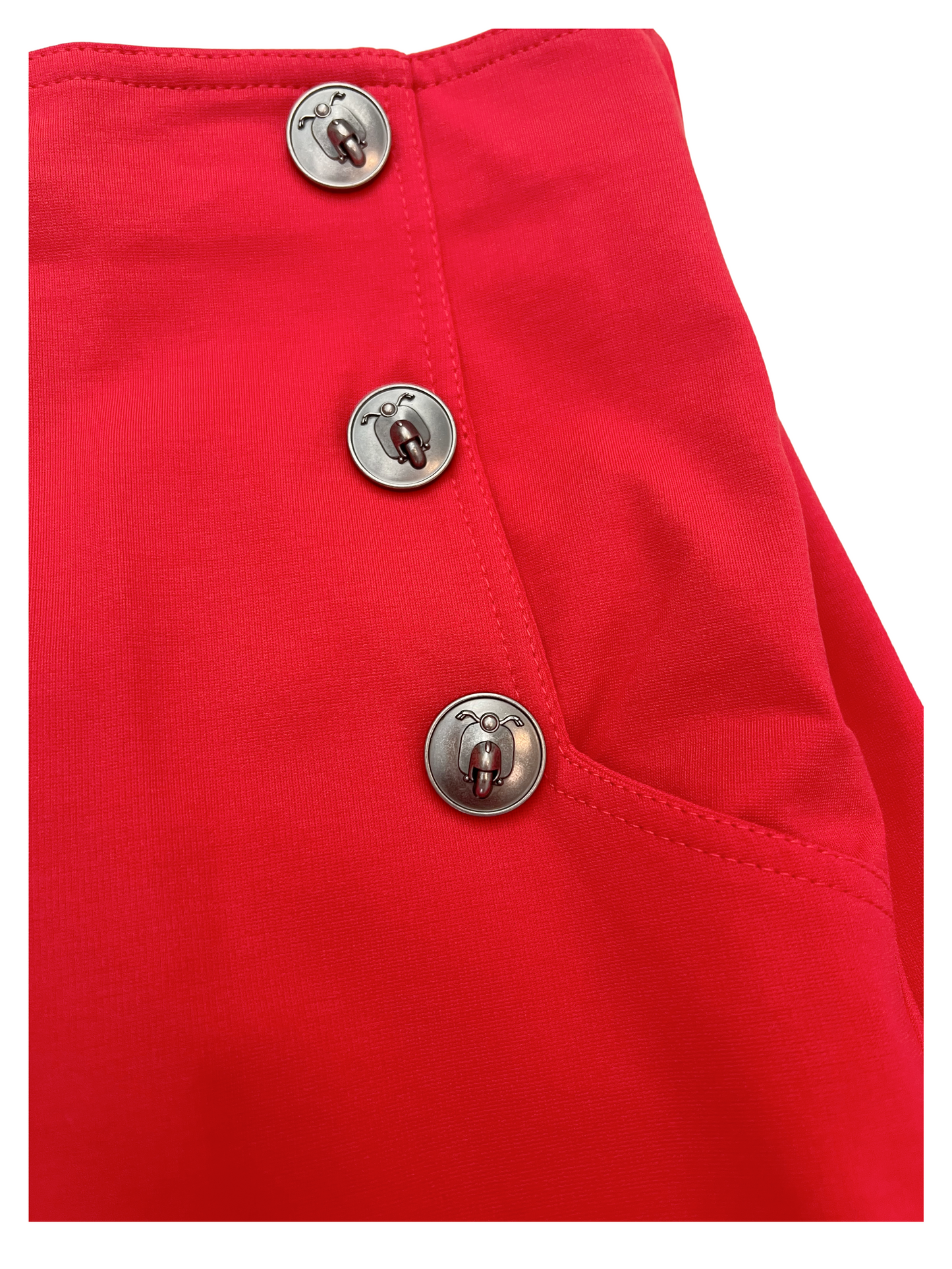 Lidia Red Knit Trouser