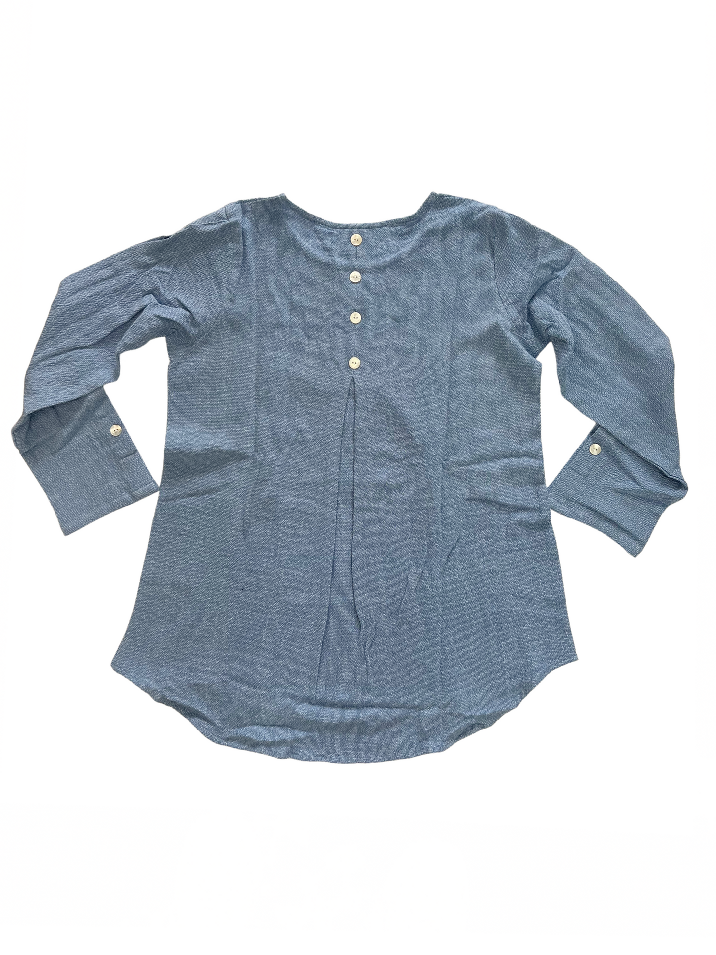 Sleeve Detail Tunic Periwinkle