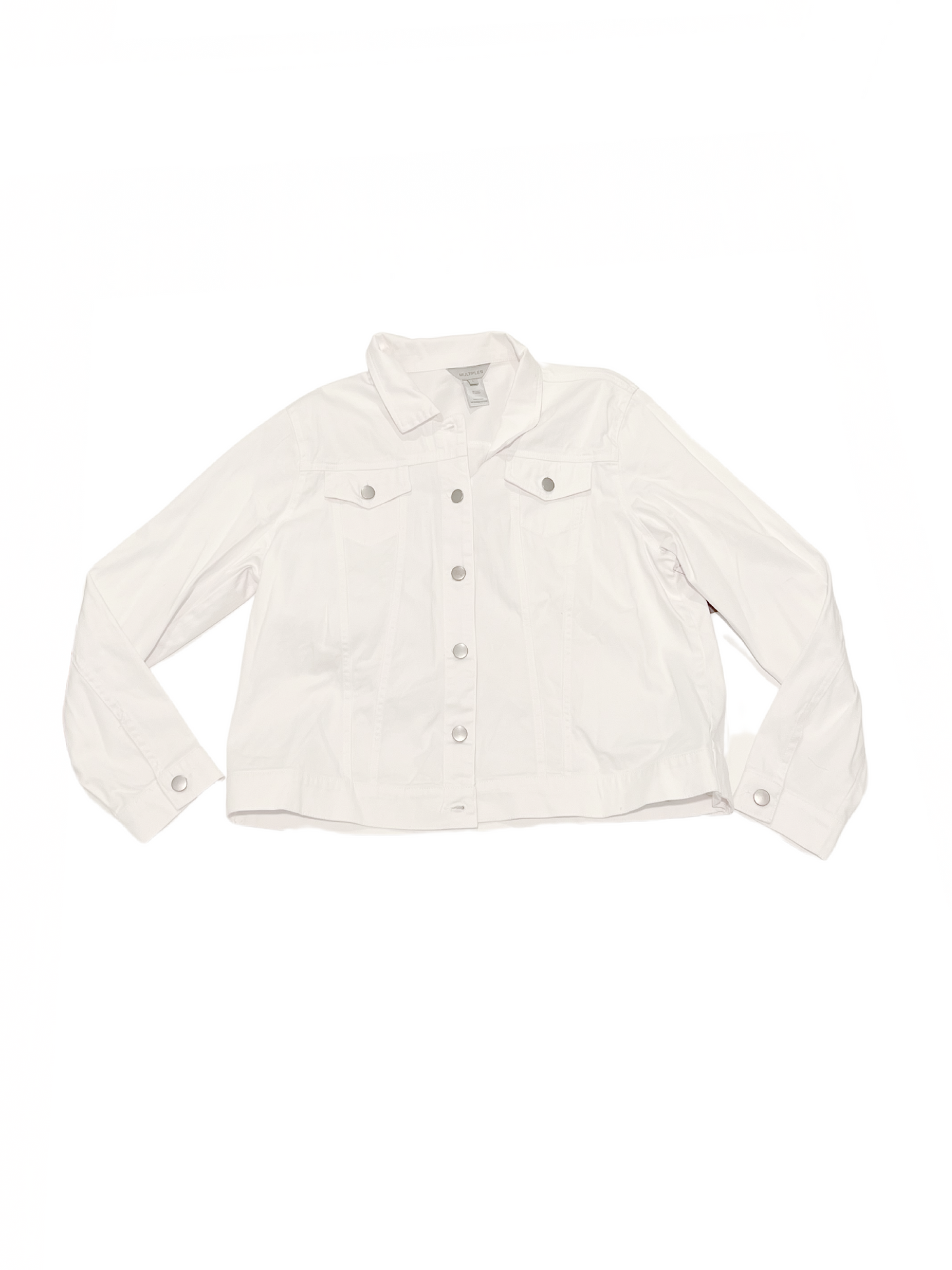 Cuffed L/S Jean Jacket White