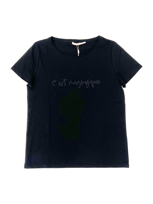 C'Est Magnifiqueo T-Shirt Black