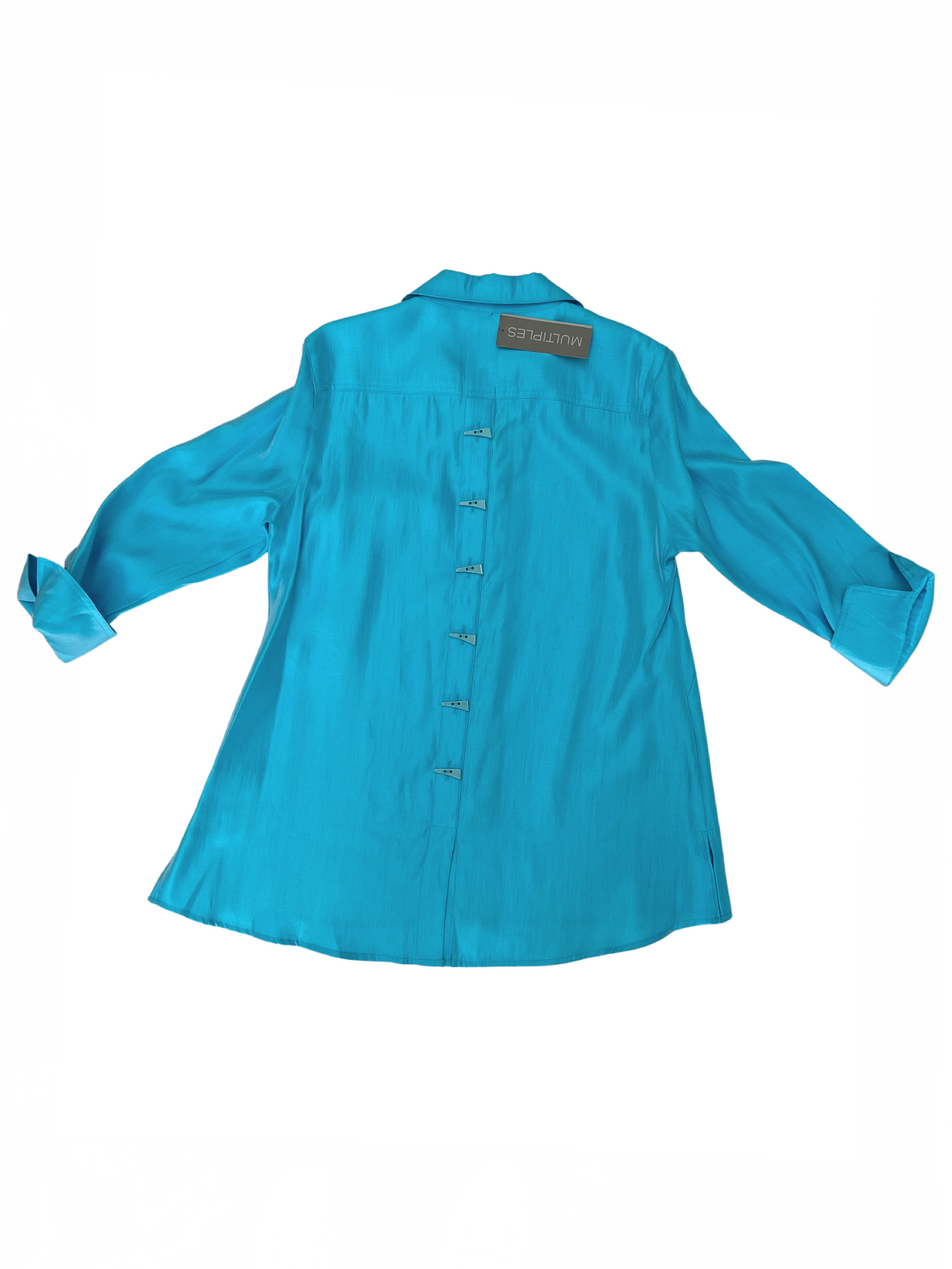 Shimmer Shirt Medium Light Turquoise