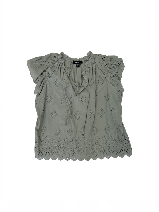 Flare Sleeve Top Slate